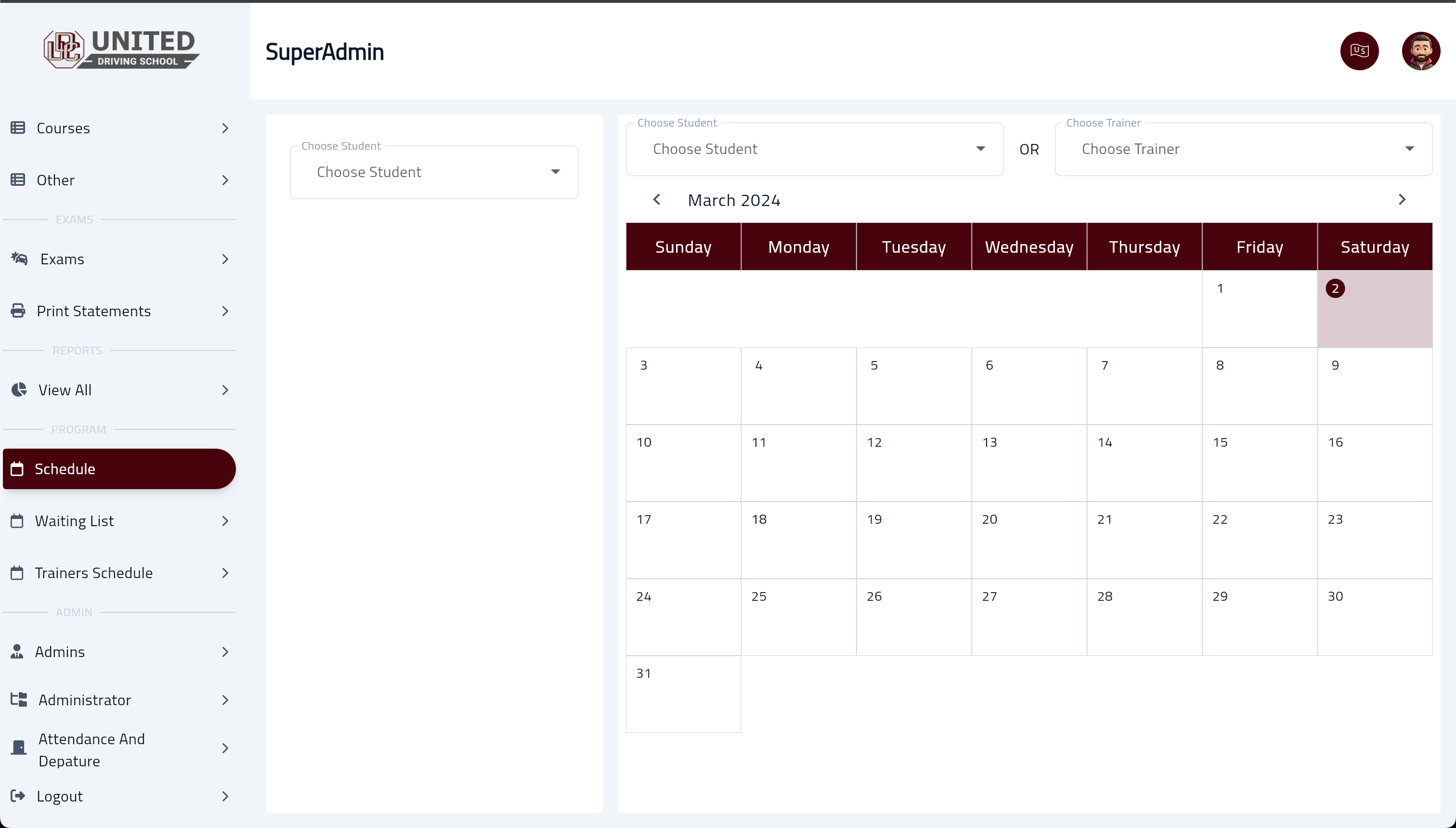 Driving School Dashboard screenshot 9