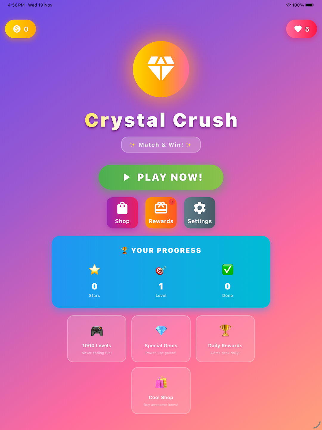 Crystal Crush screenshot 8